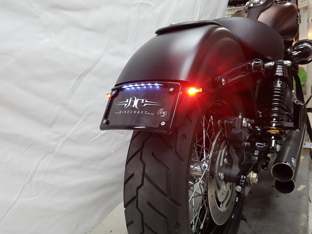 Picture of STREET BOB 2013-2017 / LOW RIDER-S 2016-2017 Fender Eliminator Tail tidy with 3-in-1 lights
