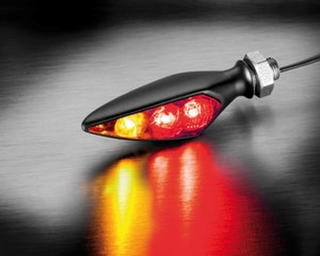 Picture of Kellermann Rhombus S DF Dark indicator and brake light universal - left hand