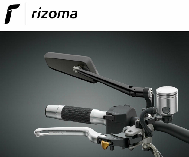 Picture of Rizoma Universal RIGHT HAND black rearview mirror CIRCUIT BS201B