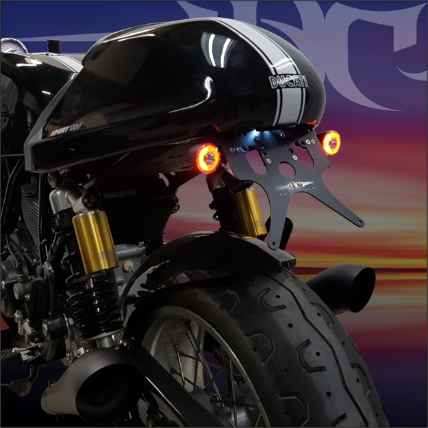 Picture of Bikecraft Fender Eliminator/Tail Tidy for Ducati Sport Classic GT EURO PLATE