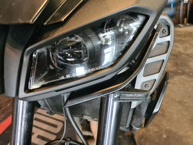 Picture of Yamaha MT09 Front Indicator relocation kit - 2017 Onwards