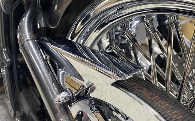 Picture of Bikecraft Softail Belt guard (Chrome)